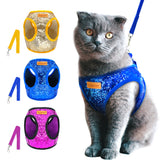 Bling Sequins Cat Dog Harness