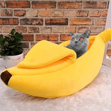 Cute Banana Cat Bed House