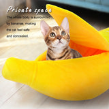 Cute Banana Cat Bed House