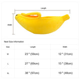 Cute Banana Cat Bed House